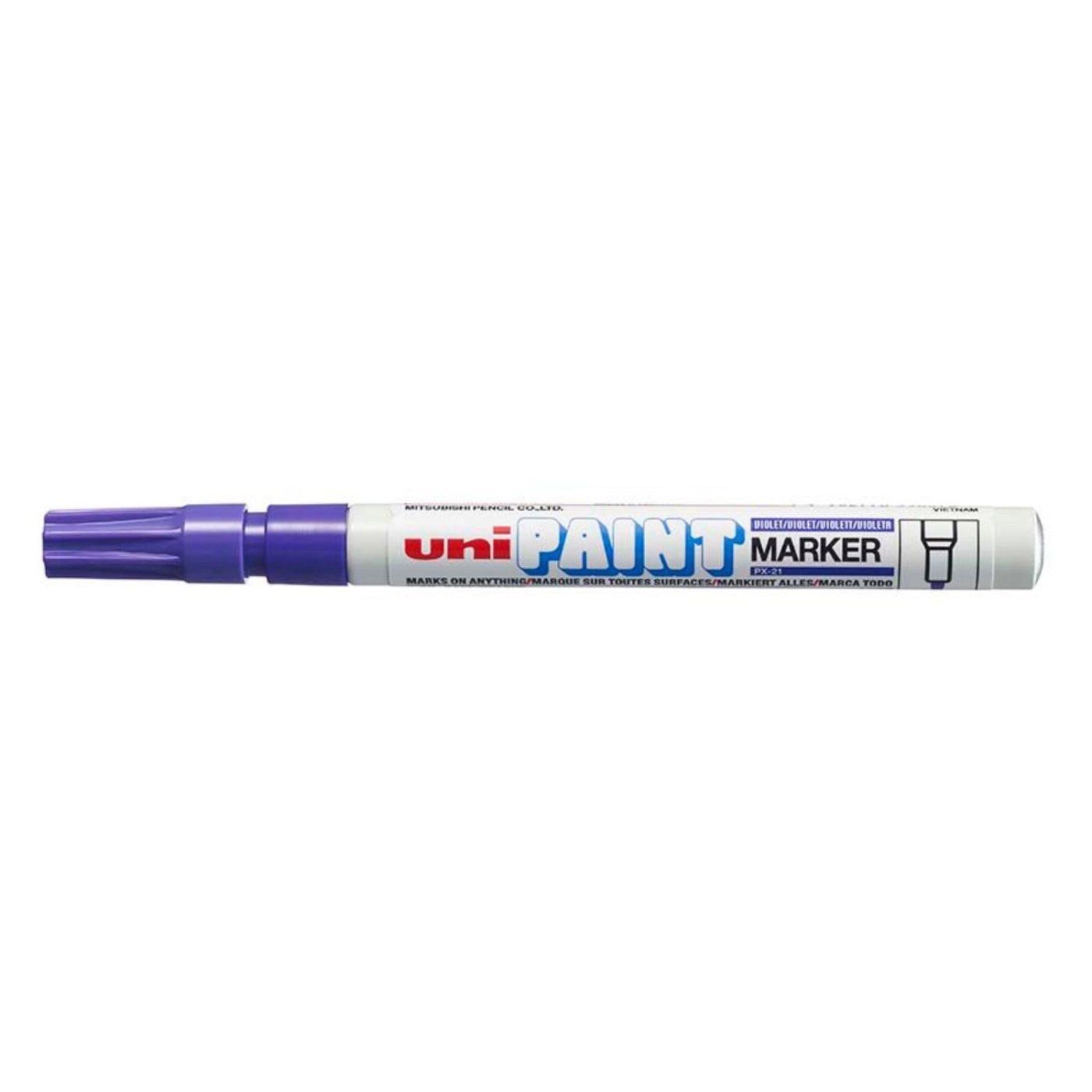 Lakový popisovač UNI PX-21, 0,8 - 1,2 mm, fialový