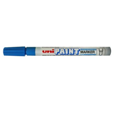 Lakový popisovač UNI PX-21, 0,8 - 1,2 mm, světlemodrý