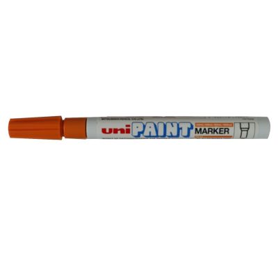 Lakový popisovač UNI PX-21, 0,8 - 1,2 mm, oranžová