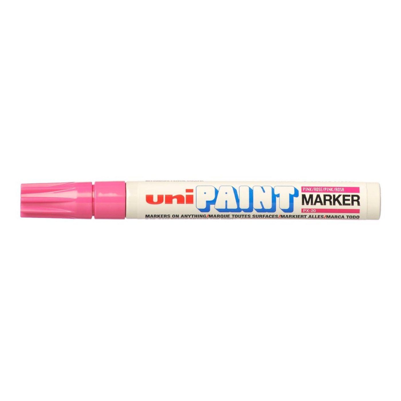 Lakový popisovač UNI PX-20, 2,2 - 2,8 mm, růžový