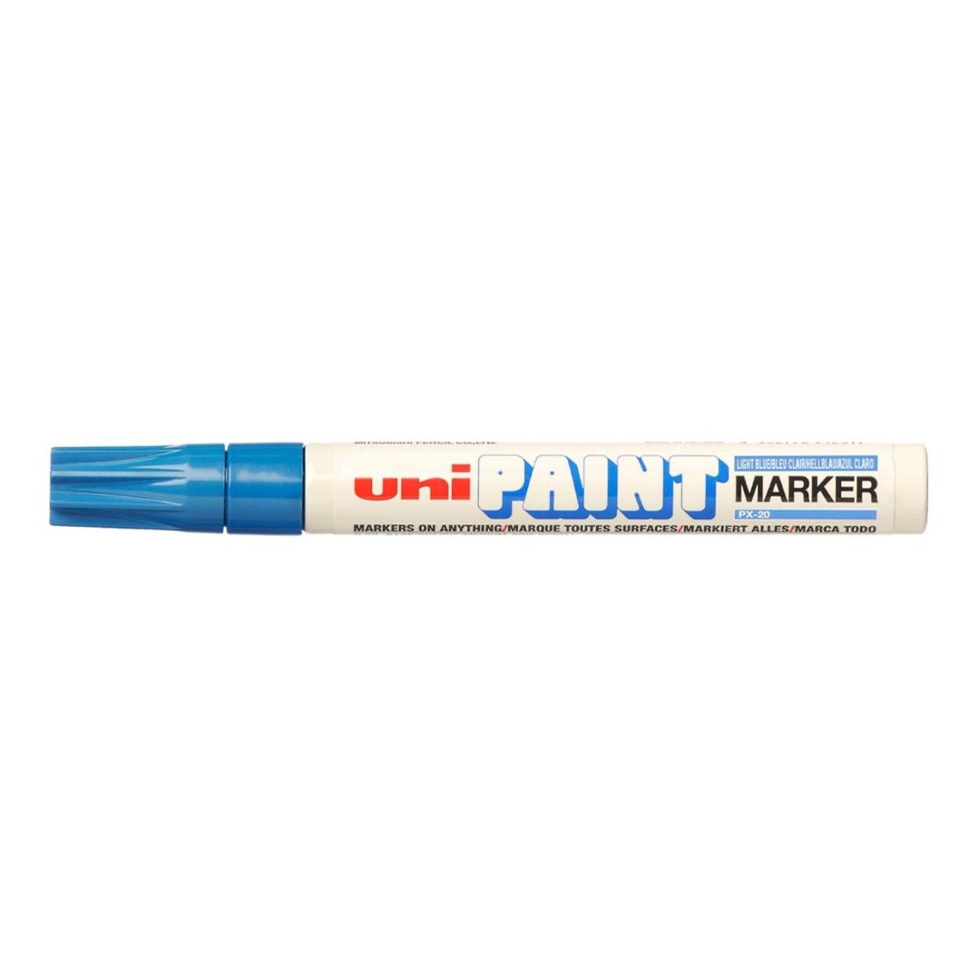 Lakový popisovač UNI PX-20, 2,2 - 2,8 mm, světle modrý