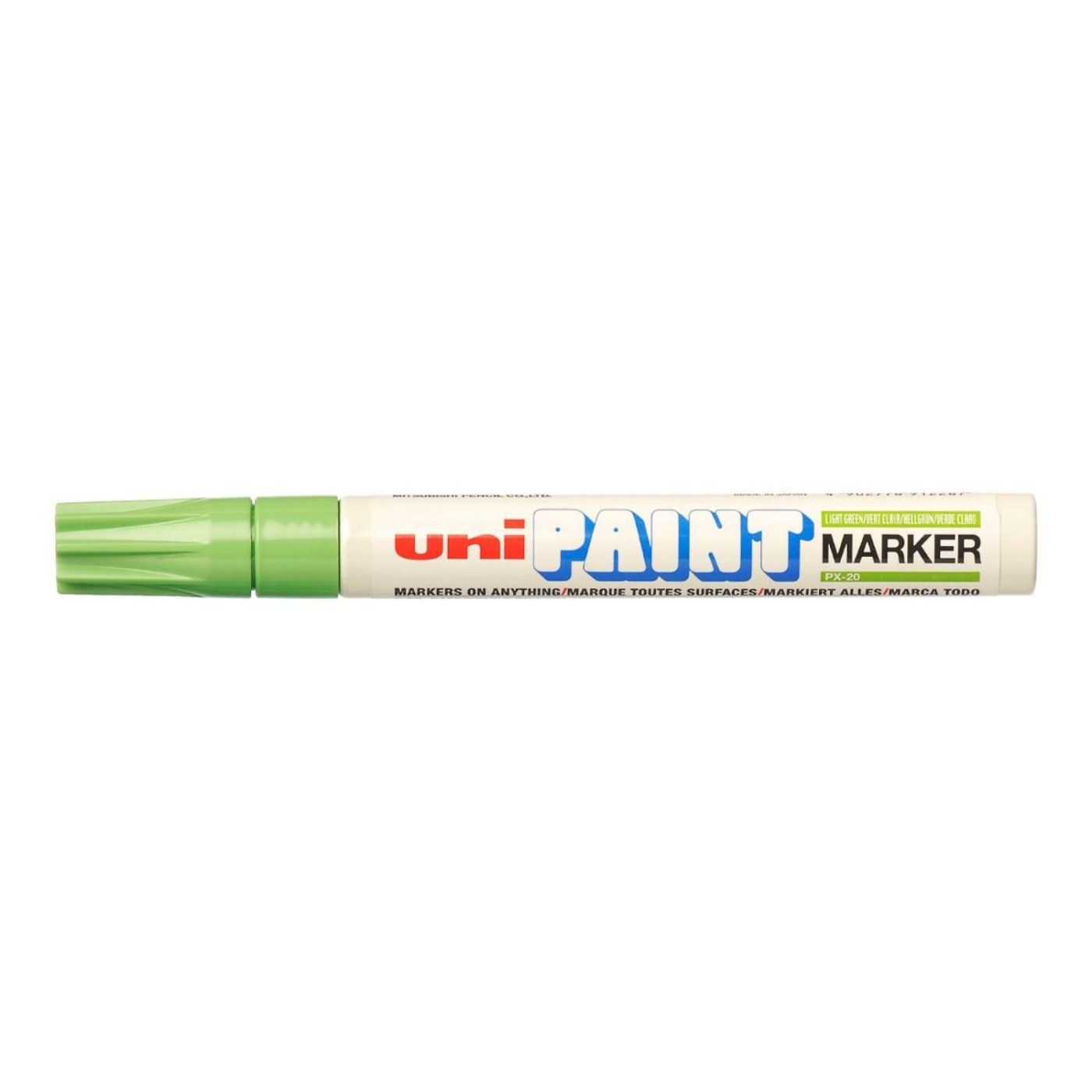 Lakový popisovač UNI PX-20, 2,2 - 2,8 mm, světle zelený