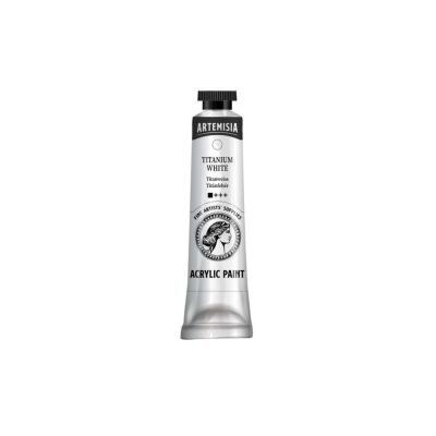 Akrylová barva Artemisia titanová bílá, 40 ml