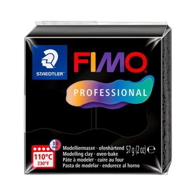 FIMO Professional 57 g, 9 černá