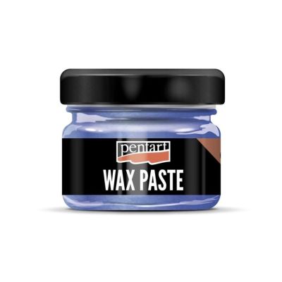 Vosková pasta, metalická, 20 ml, modrá