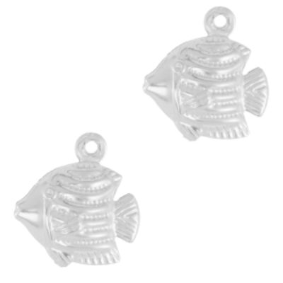 Přívěsek z nerezové oceli, angelfish stříbrná