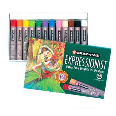 Sada olejových pastelů Cray-Pas, 12 ks
