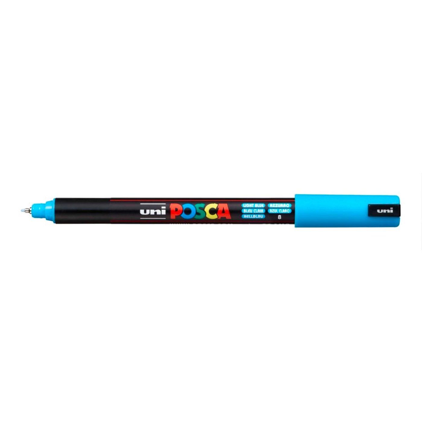 Liner Uni Posca PC-1MR, 0,7 mm, světlemodrá
