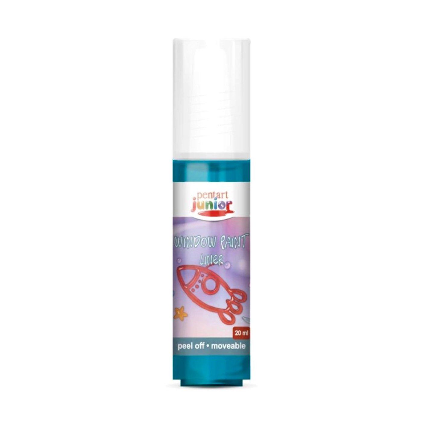 Slupovací barva na sklo, 20 ml, tyrkysová