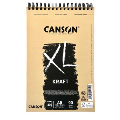 CANSON XL Kraft, A5, 90g, 40 listů