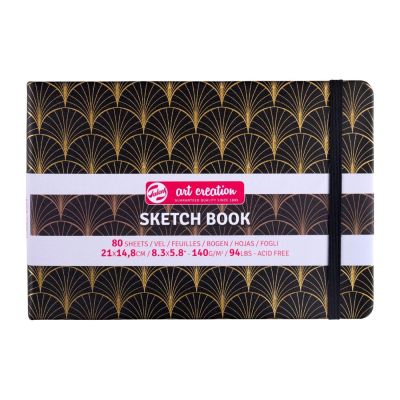 Art Book, Art Creation, skicák, 15 x 21 cm, art deco
