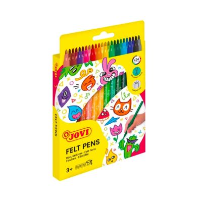 JOVI vypratelné tenké fixy, 24 ks