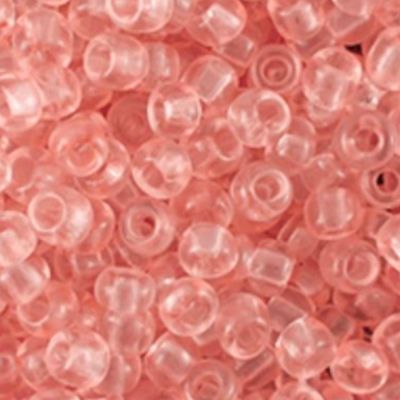 Rokajl, průhledná broskvová, 4 mm, 50 g