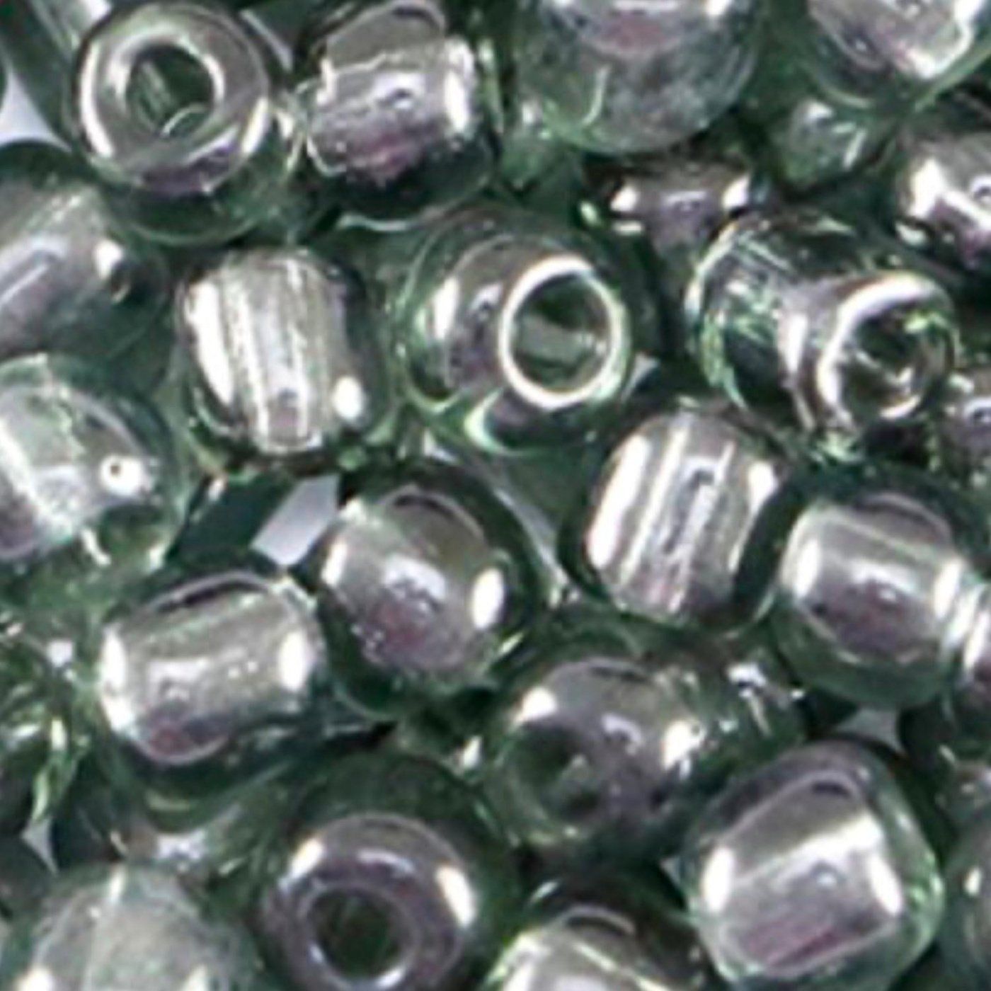 Rokajl, průhledná antracitová, 4 mm, 50 g