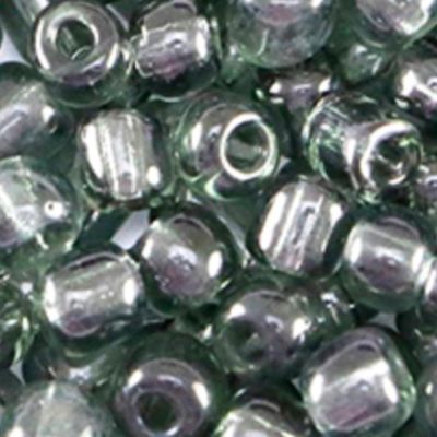 Rokajl, průhledná antracitová, 4 mm, 50 g