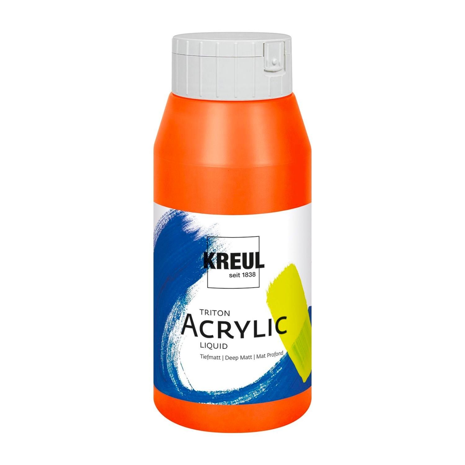TRITON KREUL SOLO GOYA, akrylová barva oranžová 750 ml