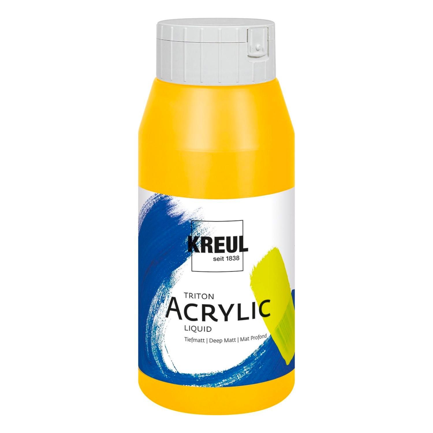 TRITON KREUL SOLO GOYA, akrylová barva kadmiovo žlutá 750 ml